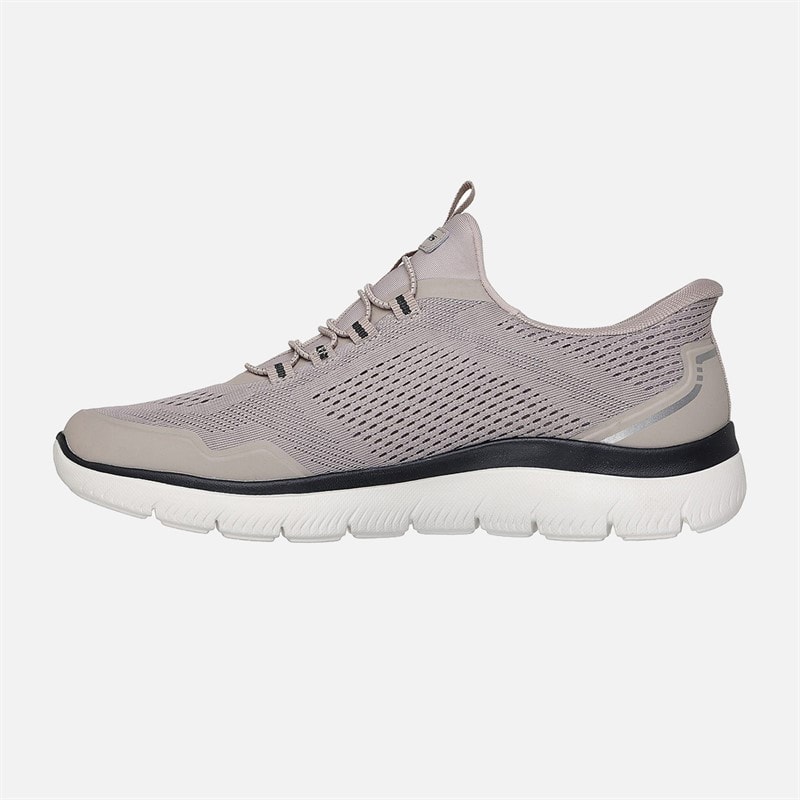 SKECHERS SPORT SKECHERS Mens Summits Slip In Sneakers Natural - Image 4
