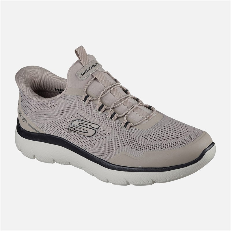 SKECHERS SPORT SKECHERS Mens Summits Slip In Sneakers Natural - Image 5
