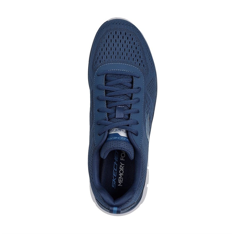 SKECHERS SPORT SKECHERS Mens Track Leshur Sneakers Blue - Image 4