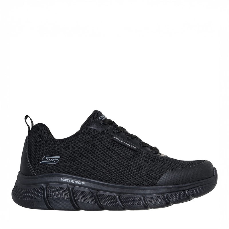 SKECHERS SPORT SKECHERS Mens Bobs B Flex Waterproof Sneakers Black - Image 1