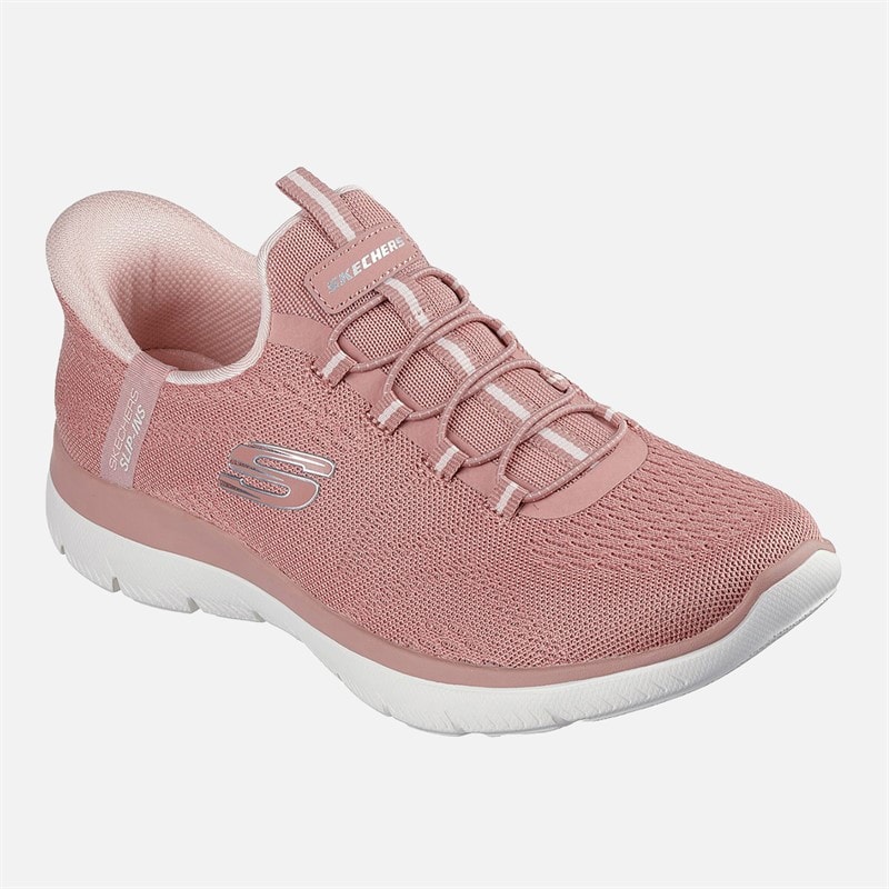 SKECHERS SPORT Womens Slip In Summits Sneakers Brown - Image 3