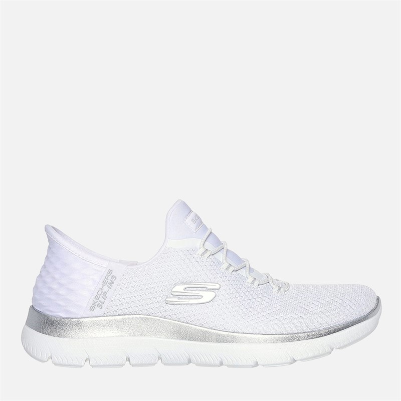 SKECHERS SPORT SKECHERS Womens Slip In Summits Sneakers White - Image 1