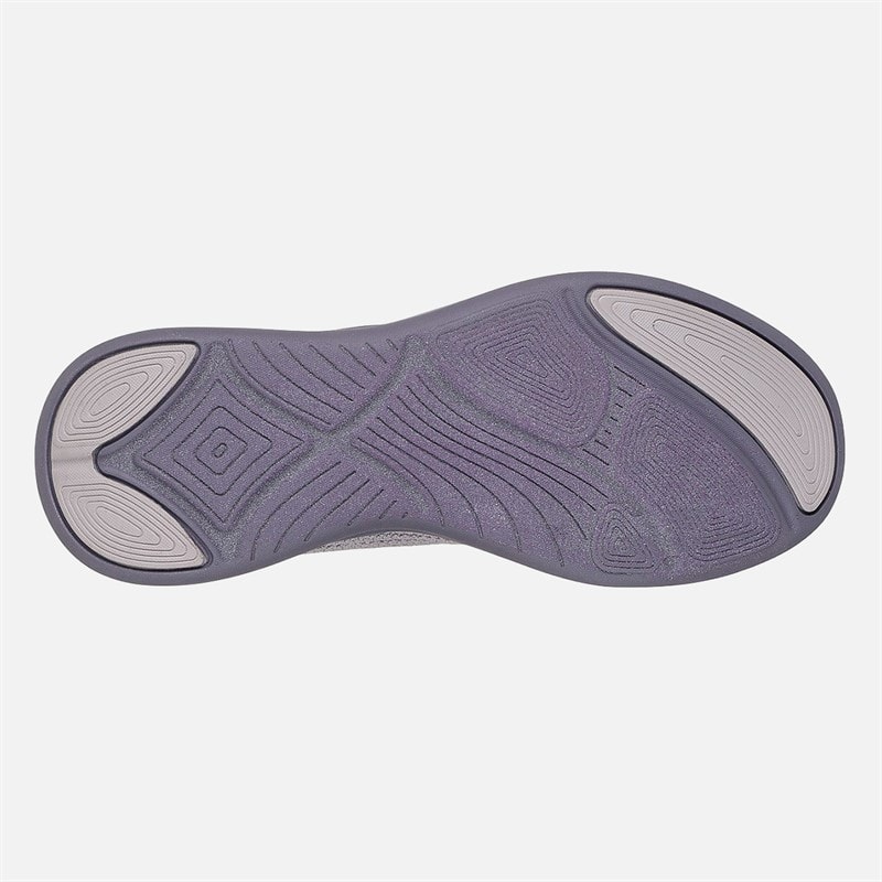 SKECHERS SPORT SKECHERS Womens Bobs Flex Mellow Dawn Sneakers Purple - Image 2