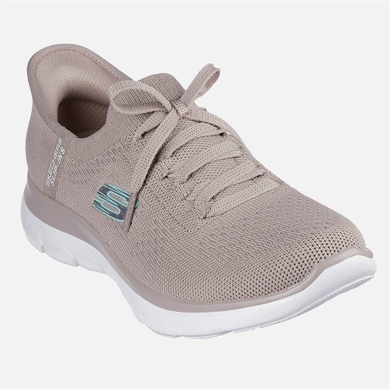 SKECHERS SPORT SKECHERS Womens Summits Slip in New Daily Sneakers Natural - Image 3