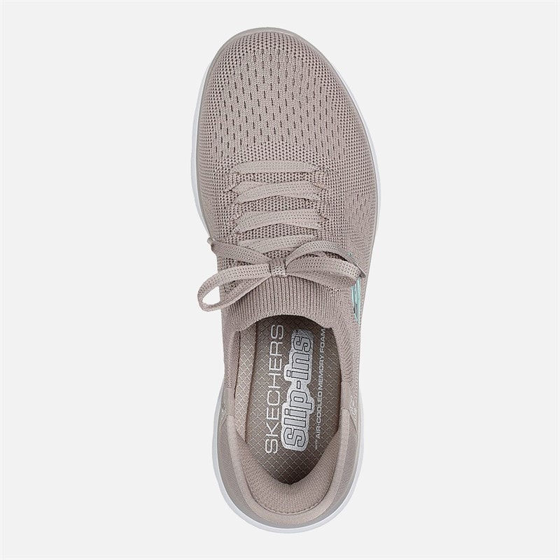 SKECHERS SPORT SKECHERS Womens Summits Slip in New Daily Sneakers Natural - Image 4