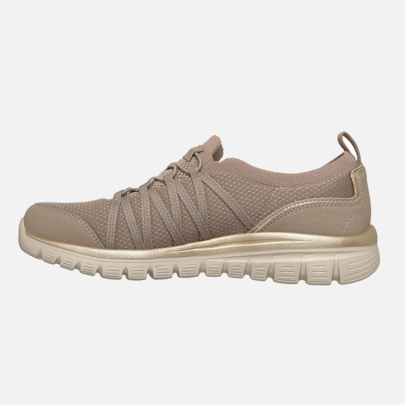 SKECHERS SPORT SKECHERS Womens Graceful Sneakers Natural - Image 5
