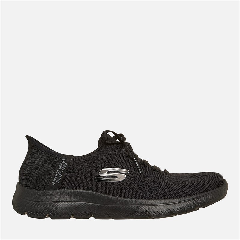 SKECHERS Womens Summits Slip in New Daily Sneakers Black