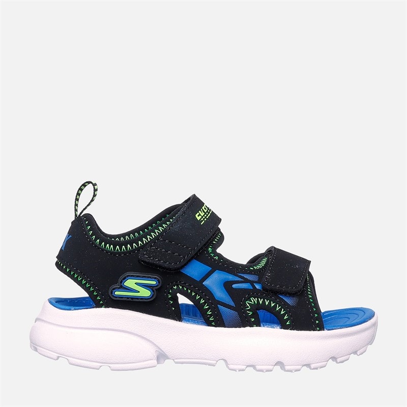 SKECHERS Boys Razor Splash Sandals Black