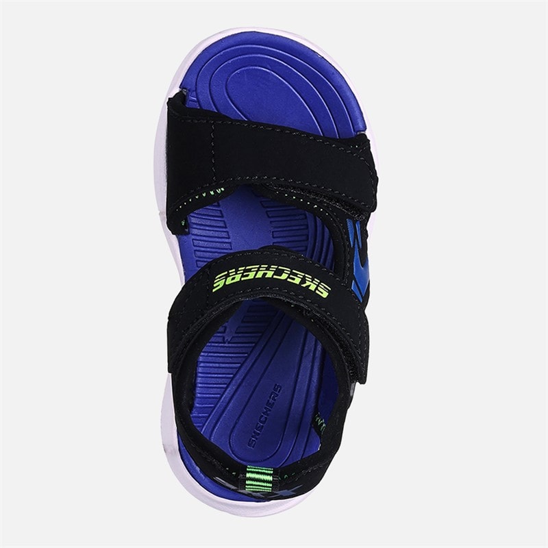 SKECHERS SPORT SKECHERS Boys Razor Splash Sandals Black - Image 4