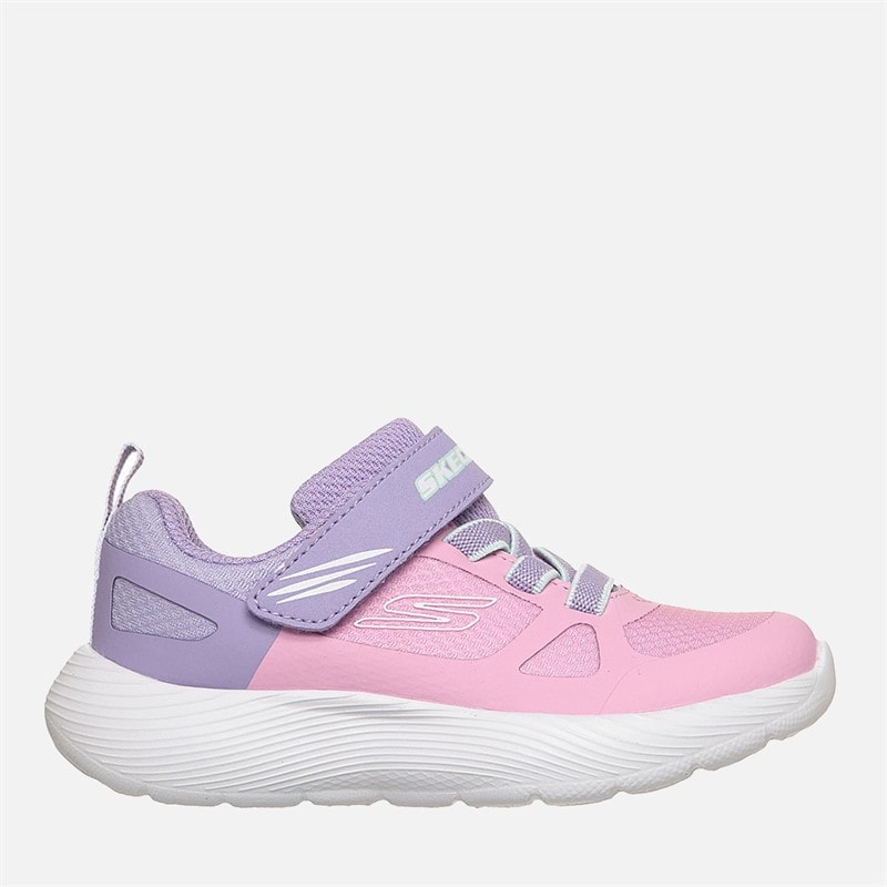 SKECHERS Infant Girls Dyna-Lite Tracing Tracks Sneakers Pink