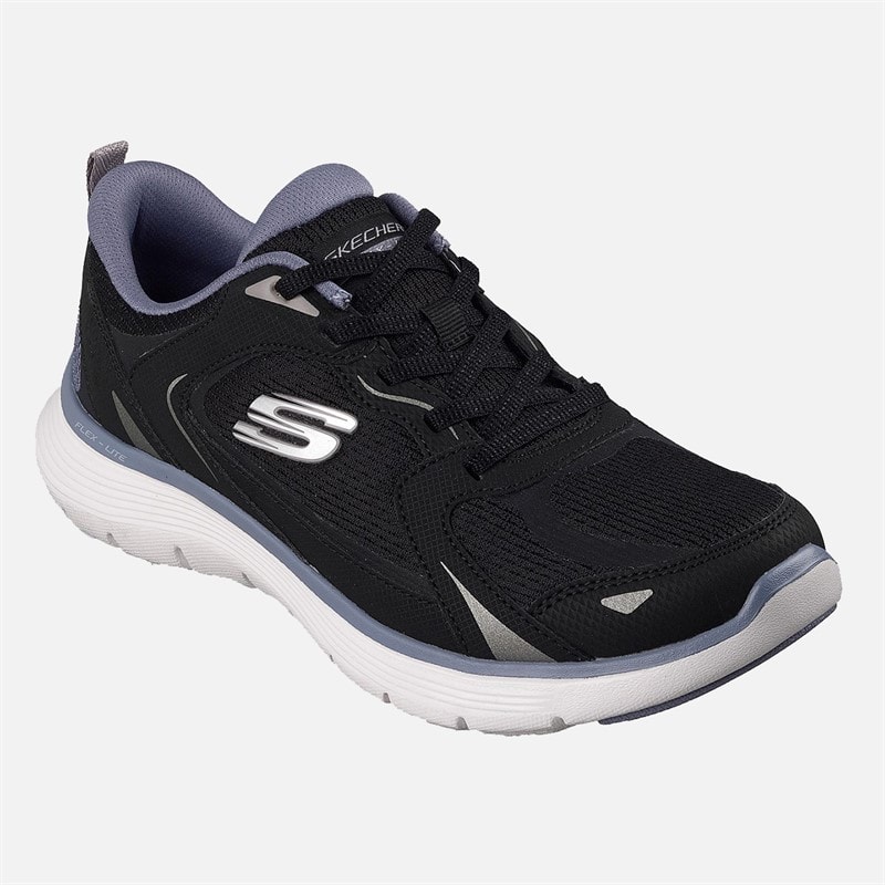 SKECHERS SPORT SKECHERS Womens Flex Appeal 5.0 Retro Rush Sneakers Black - Image 3