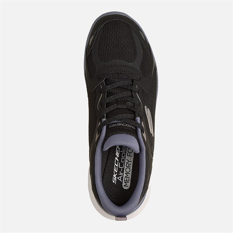 SKECHERS SPORT SKECHERS Womens Flex Appeal 5.0 Retro Rush Sneakers Black - Image 4