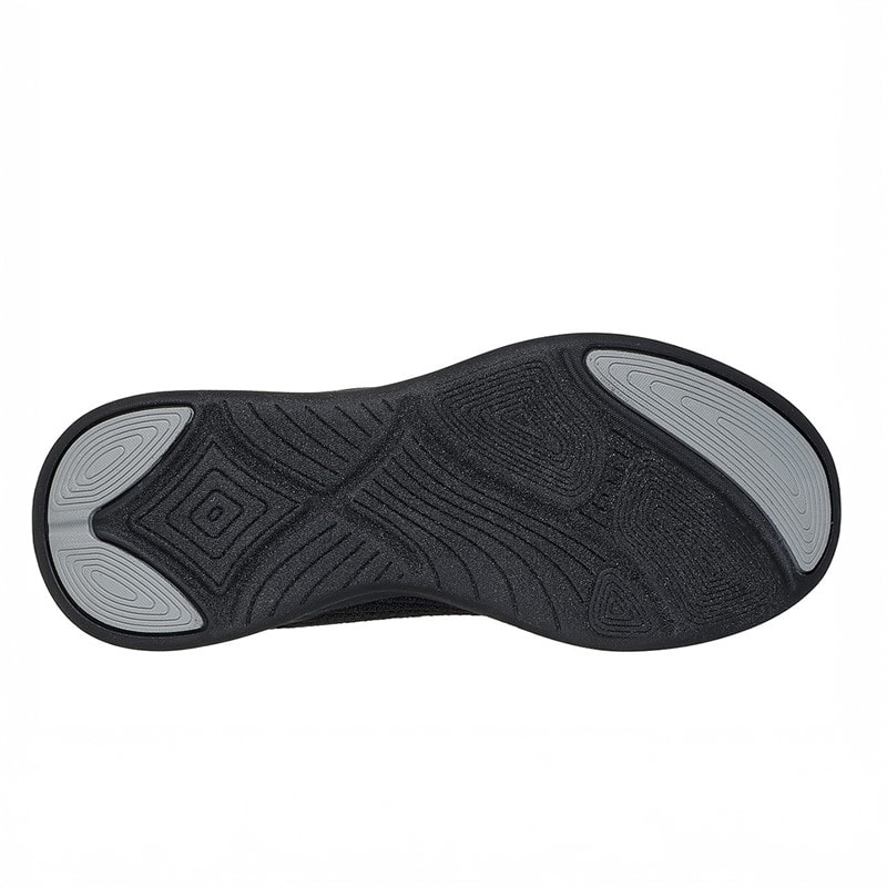 SKECHERS SPORT SKECHERS Womens Bobs Flex Mellow Dawn Sneakers Black - Image 2