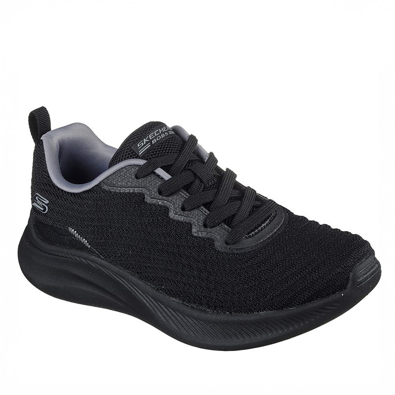 SKECHERS SPORT SKECHERS Womens Bobs Flex Mellow Dawn Sneakers Black - Image 3