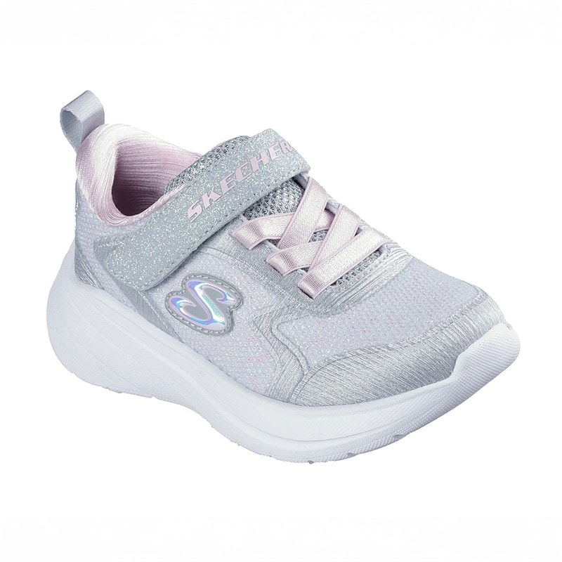 SKECHERS SPORT SKECHERS Infant Girls Wave 92 Sneakers Grey Gray - Image 3