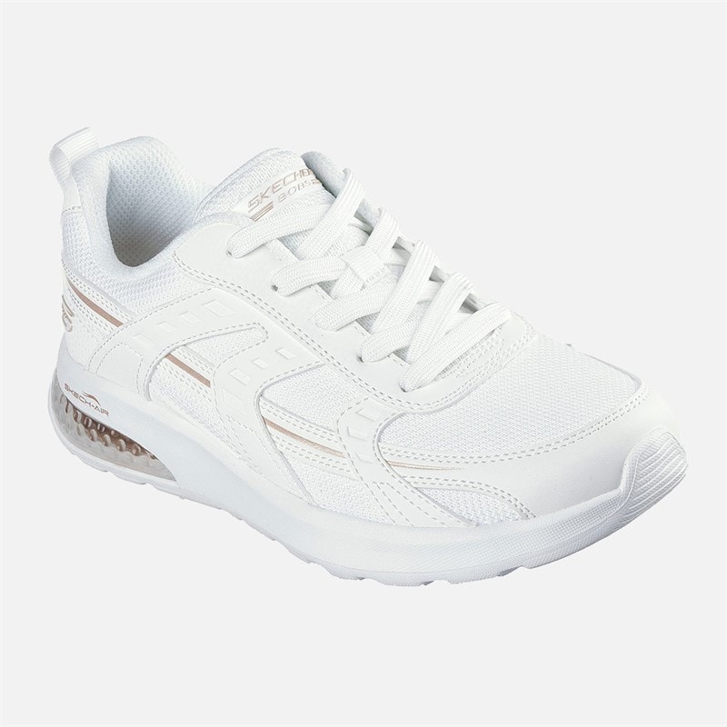 SKECHERS Womens Bobs Vision Air Sneakers White - Image 3