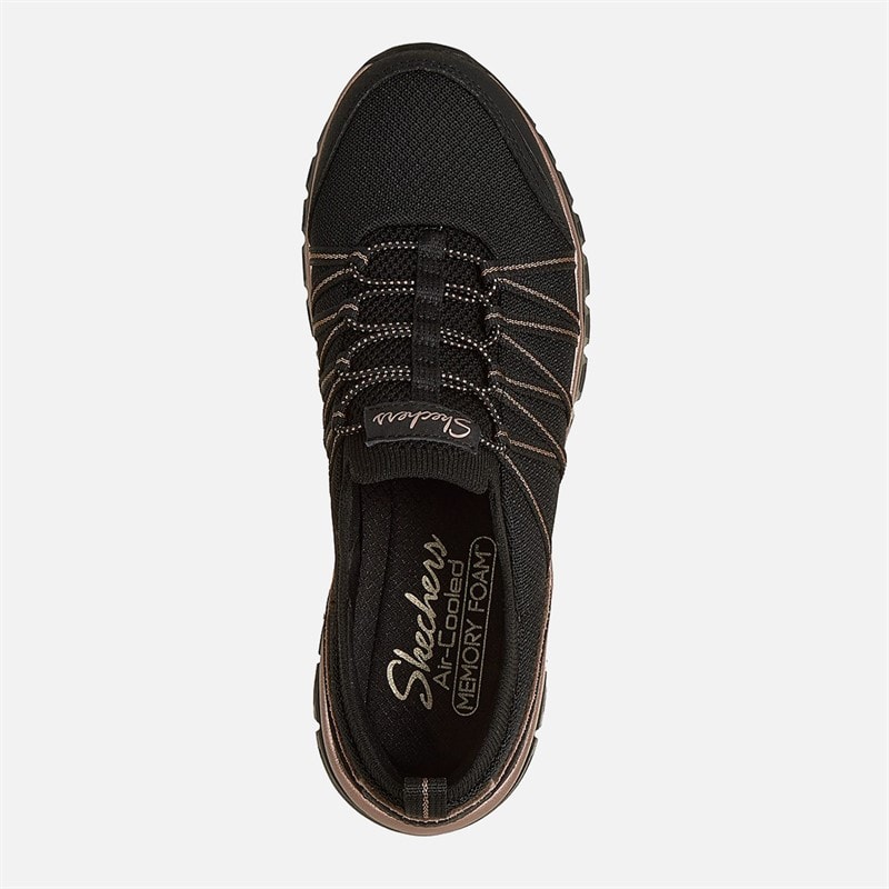 SKECHERS SPORT SKECHERS Womens Graceful Sneakers Black - Image 4