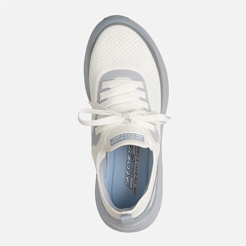 SKECHERS Womens Bobs Skillz Sneakers White - Image 4