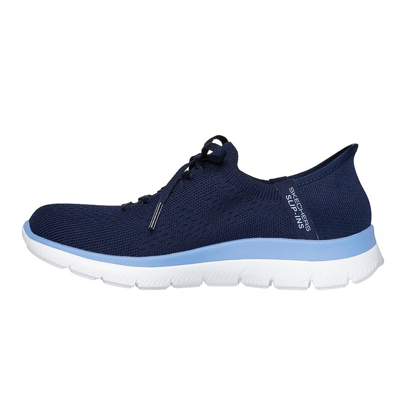SKECHERS SPORT Womens Slip In Summits New Daily Sneakers Navy - Image 5