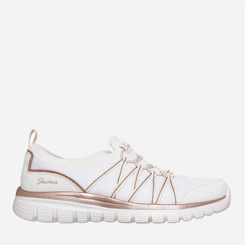 SKECHERS Womens Graceful Sneakers White