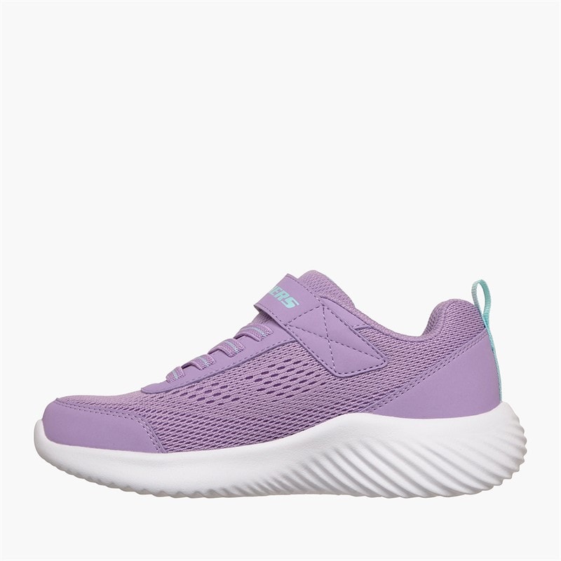 SKECHERS Girls Bounder Free And Easy Sneakers Purple - Image 5