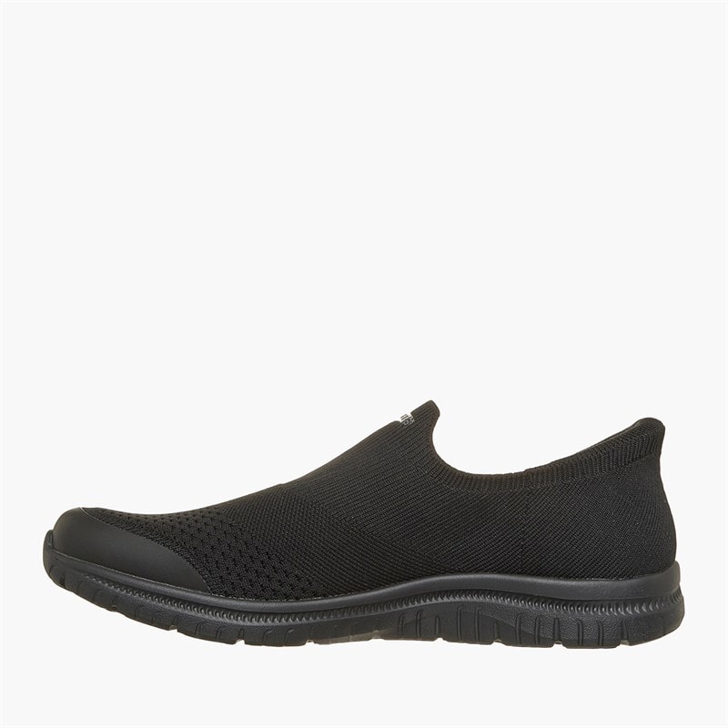 SKECHERS Womens Virtue Serendipity Sneakers Black - Image 5