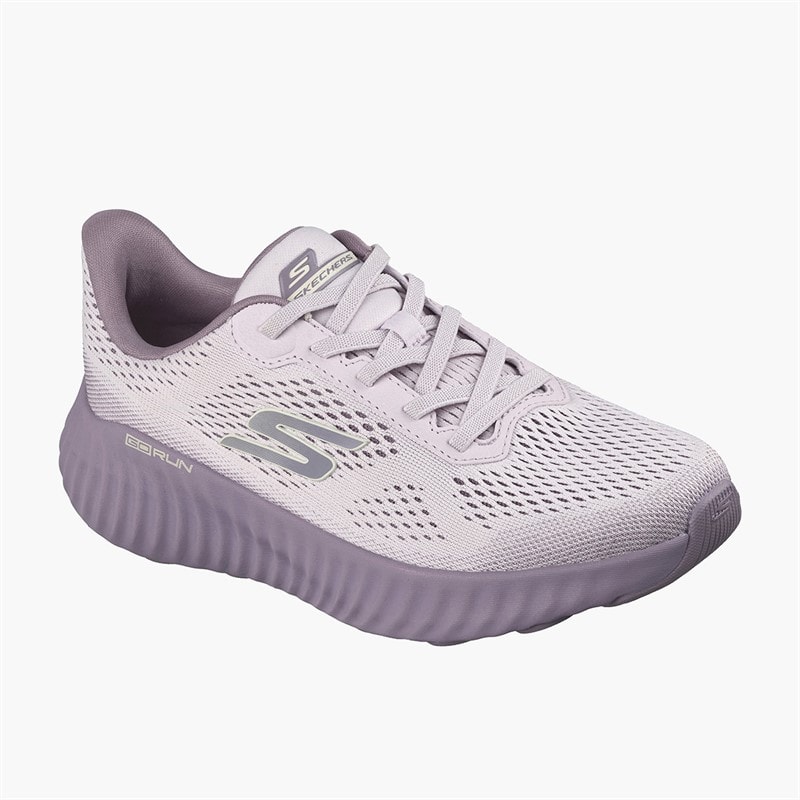 SKECHERS Womens Go Run Now Sneakers Purple - Image 3