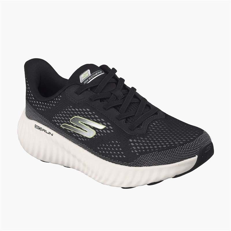SKECHERS Womens Go Run Now Sneakers Black - Image 3