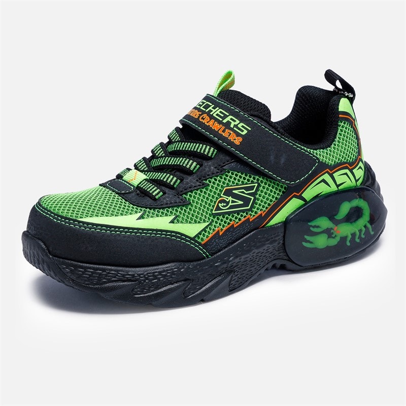 SKECHERS SPORT SKECHERS Boys Creature Crawlers Sneakers Black - Image 4