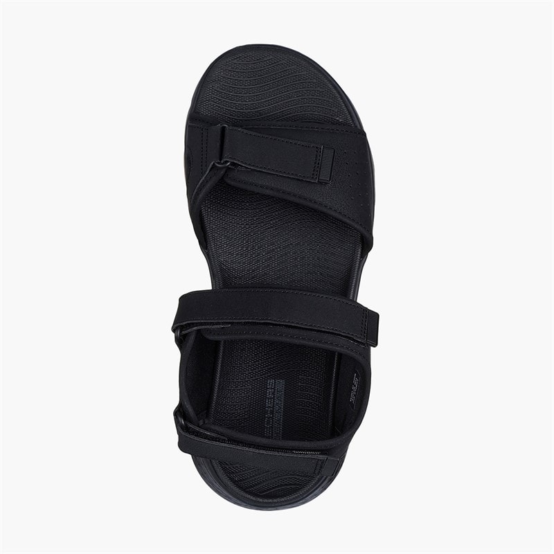 SKECHERS Mens Go Walk Flex Sandals Black - Image 4