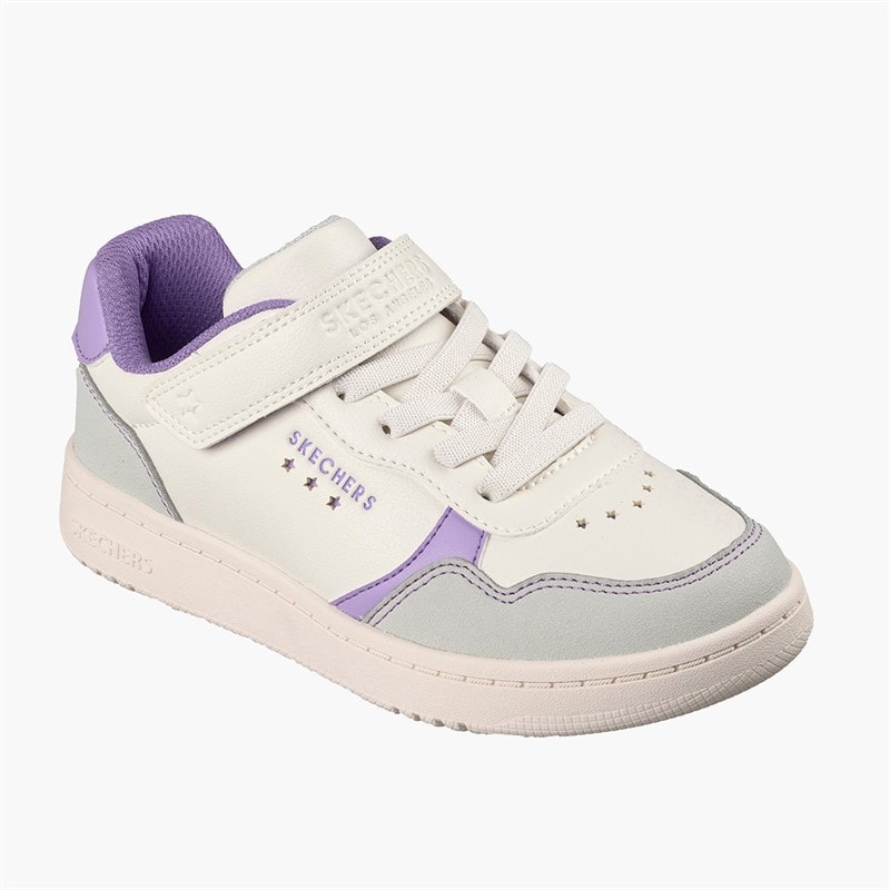 SKECHERS Girls Quick Street Sneakers Natural - Image 3