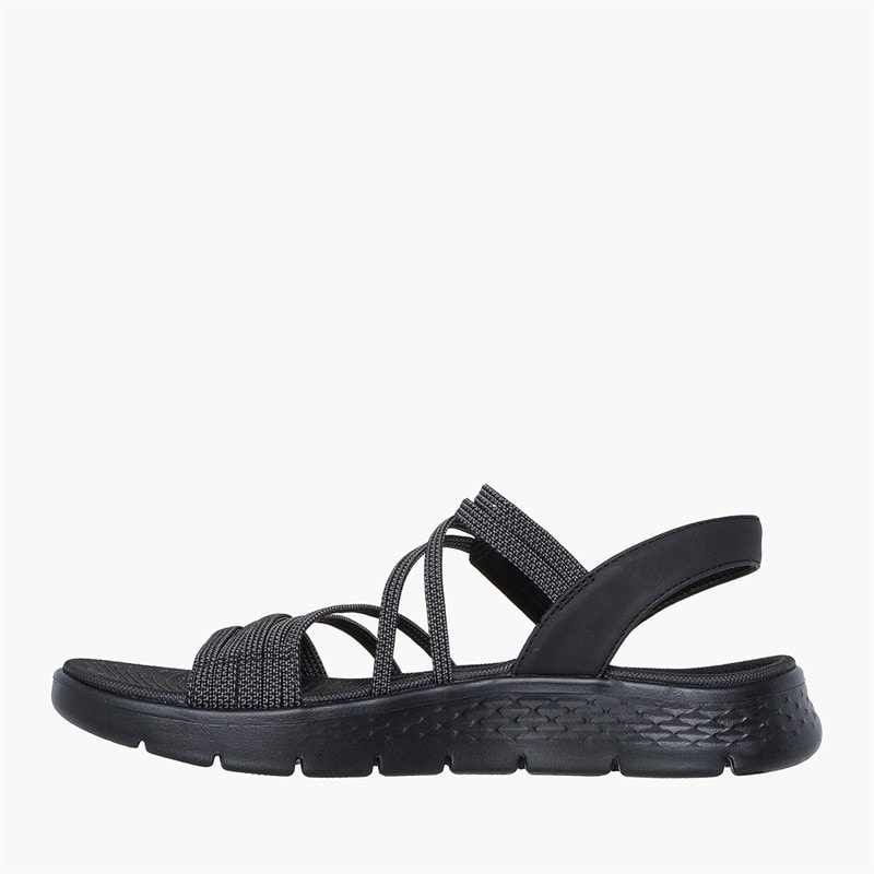 SKECHERS Womens Go Walk Flex Sandals Black - Image 5