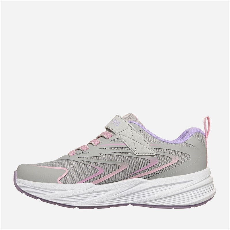 SKECHERS SPORT SKECHERS Girls Microspec Tread Sneakers Gray - Image 5