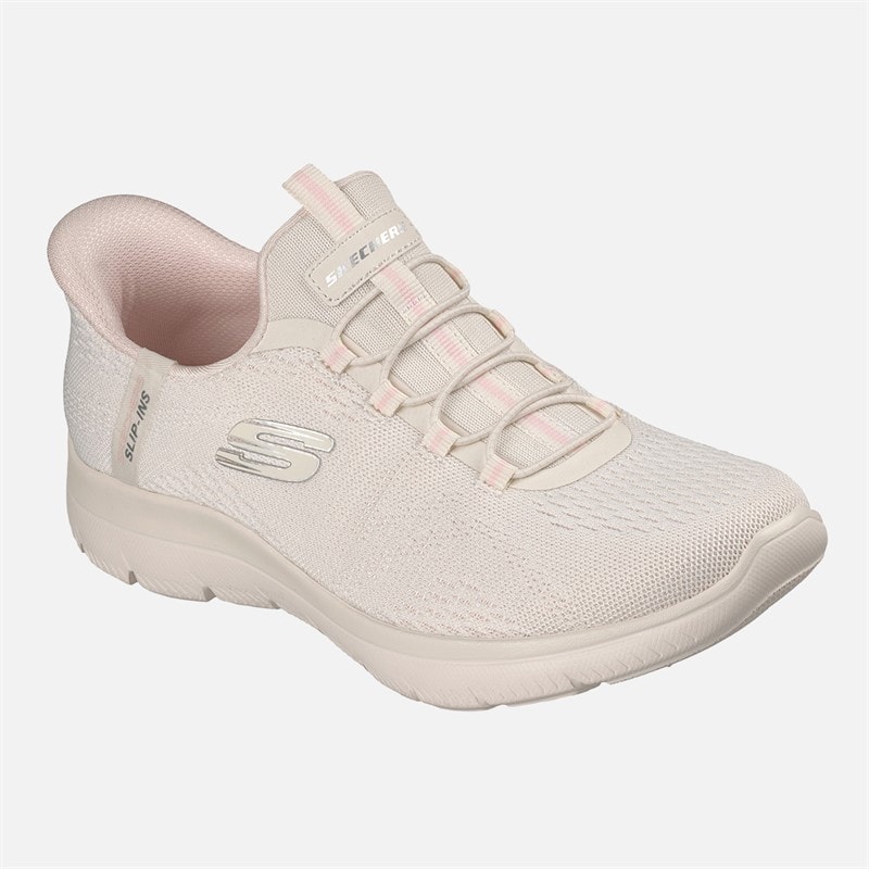 SKECHERS SPORT SKECHERS Womens Summits Dream Chaser Slip-In Sneakers Natural - Image 3