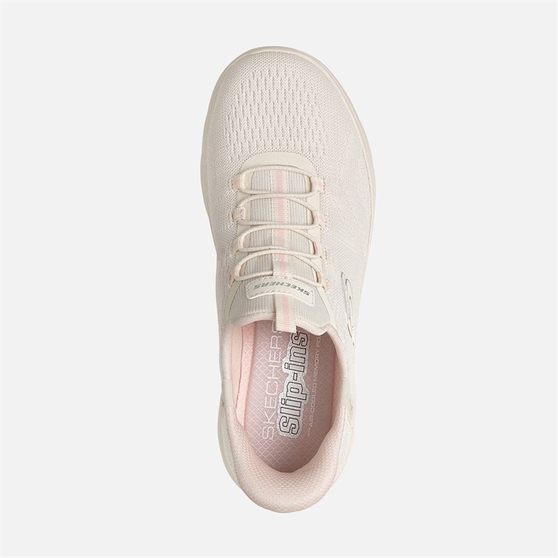 SKECHERS SPORT SKECHERS Womens Summits Dream Chaser Slip-In Sneakers Natural - Image 4