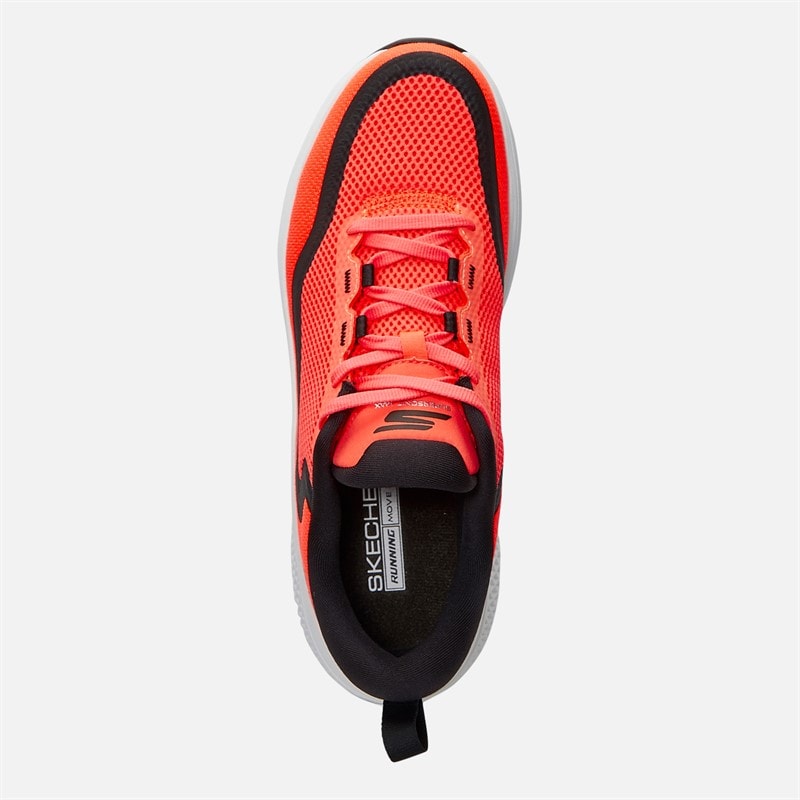SKECHERS SPORT SKECHERS Mens Go Run Supersonic Neutral Running Shoes Trainers Red/Black - Image 4