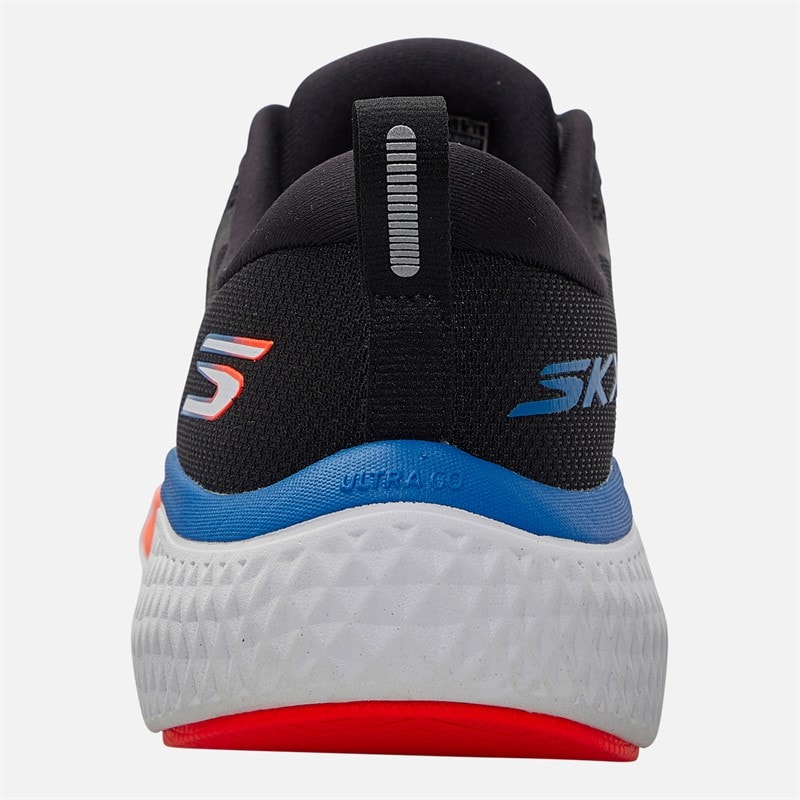 SKECHERS SPORT SKECHERS Mens Go Run Supersonic Neutral Running Shoes Trainers Black/Multi - Image 3