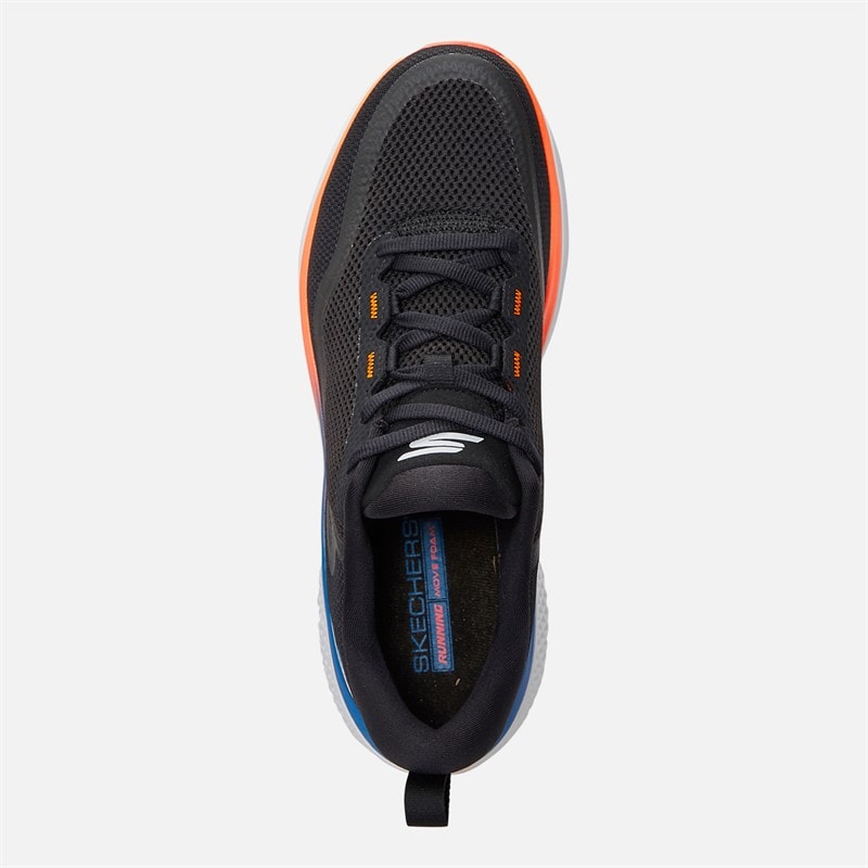 SKECHERS SPORT SKECHERS Mens Go Run Supersonic Neutral Running Shoes Trainers Black/Multi - Image 4