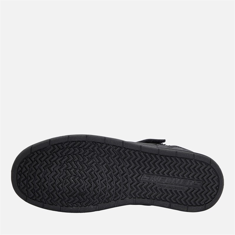 SKECHERS SPORT SKECHERS Boys Smooth Street Trainers Black - Image 2