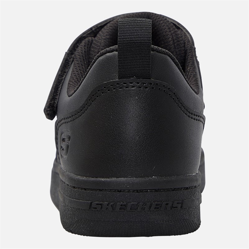 SKECHERS SPORT SKECHERS Boys Smooth Street Trainers Black - Image 3