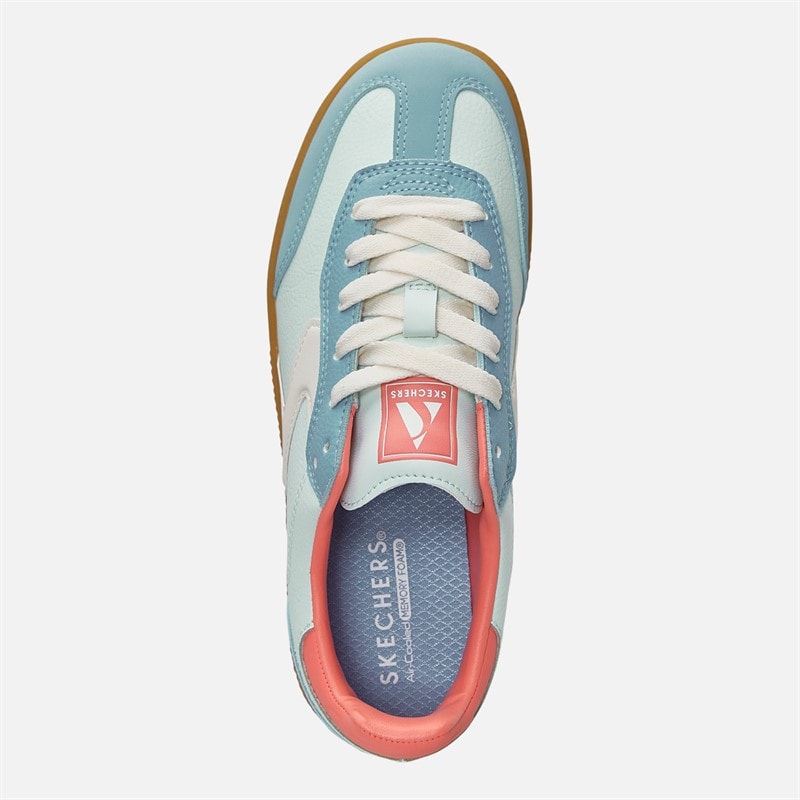SKECHERS SPORT SKECHERS Girls Hotshot Little Kickoff Trainers Light Blue/Multi - Image 4