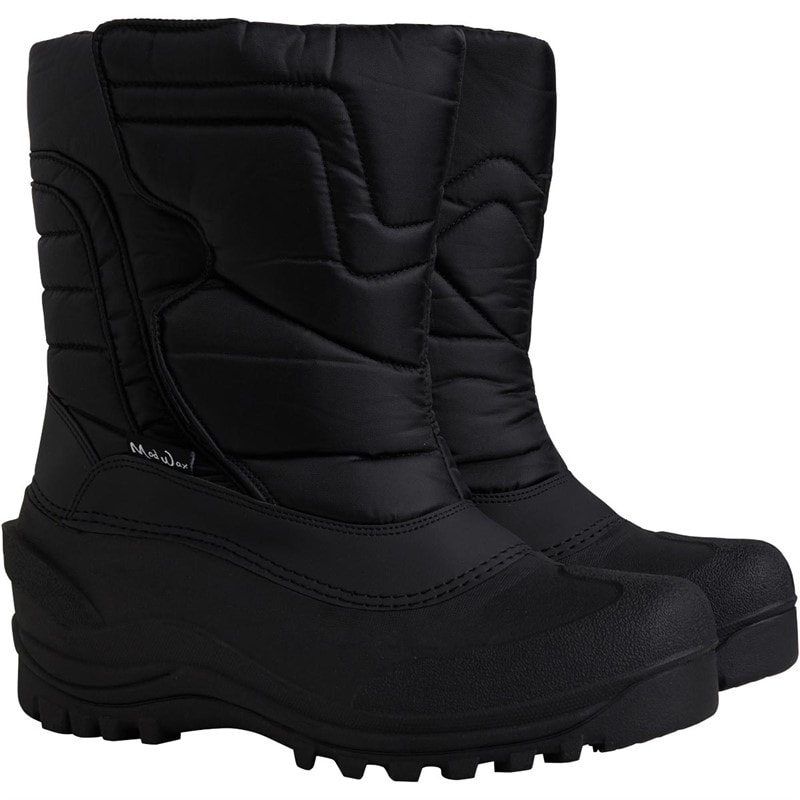 Mad Wax Mens Snow Boots Black - Image 1