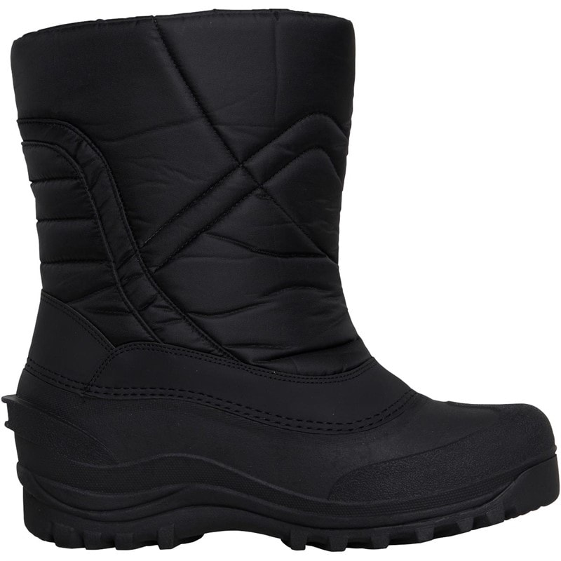 Mad Wax Mens Snow Boots Black - Image 3