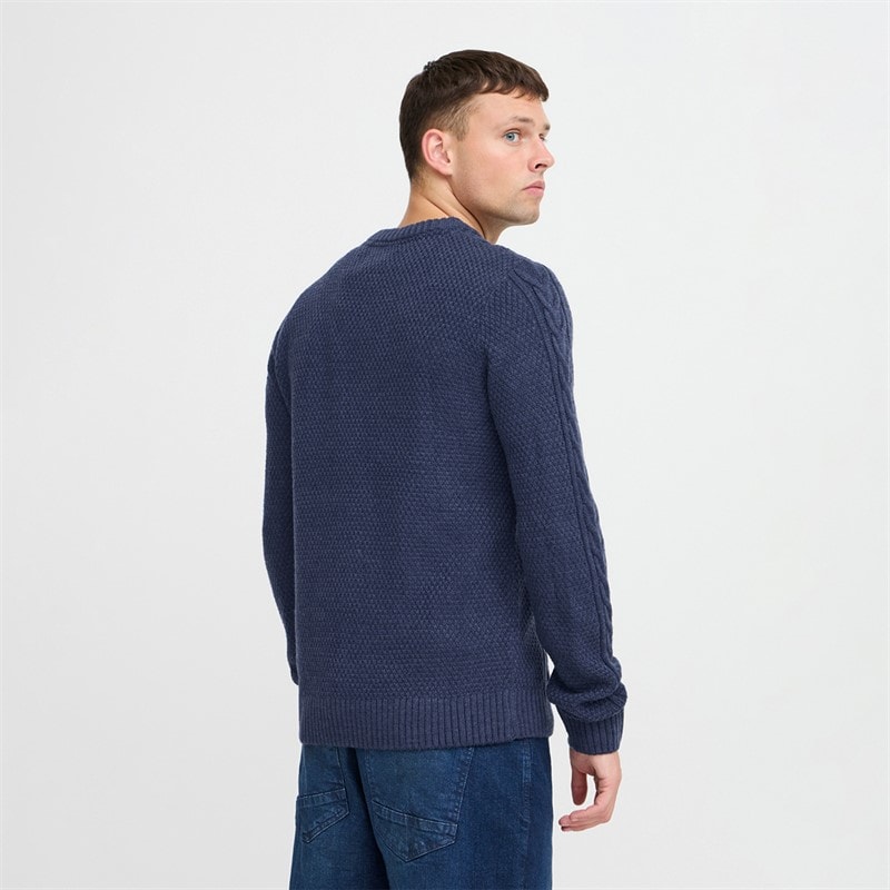 Blend Mens Knit Jumper Dress Blues - Image 2