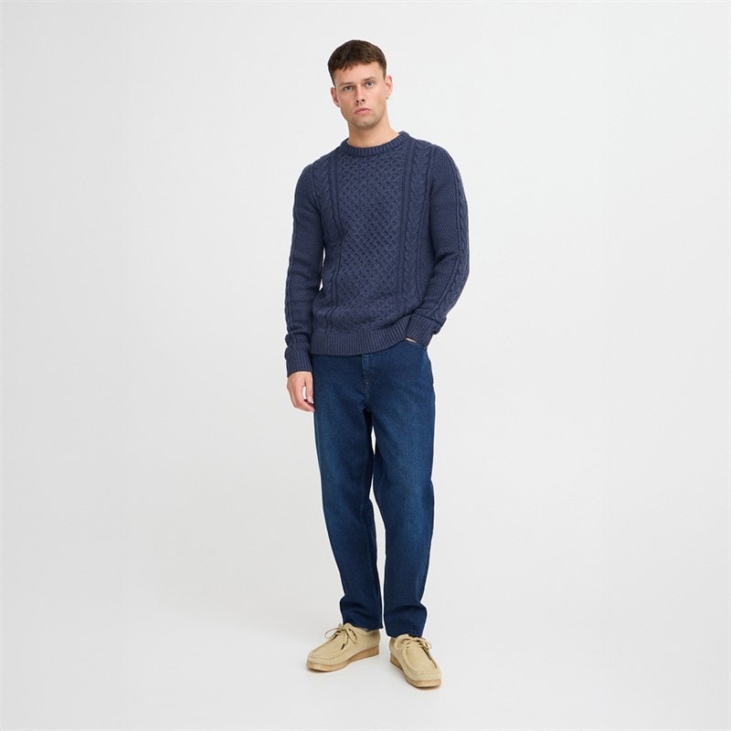 Blend Mens Knit Jumper Dress Blues - Image 4