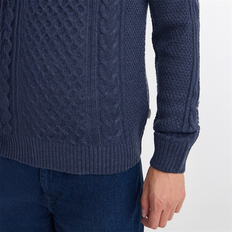 Blend Mens Knit Jumper Dress Blues - Image 5