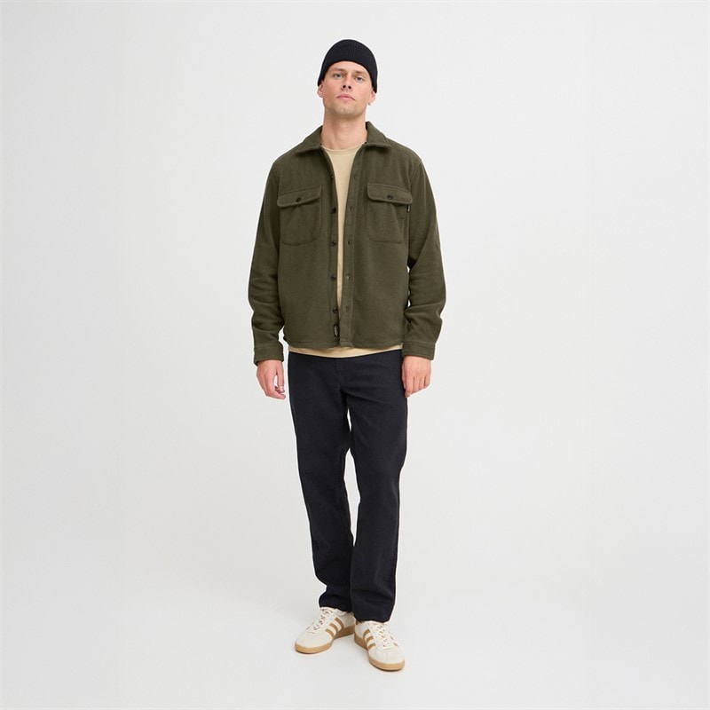 Blend Mens Overshirt Forest Night - Image 4