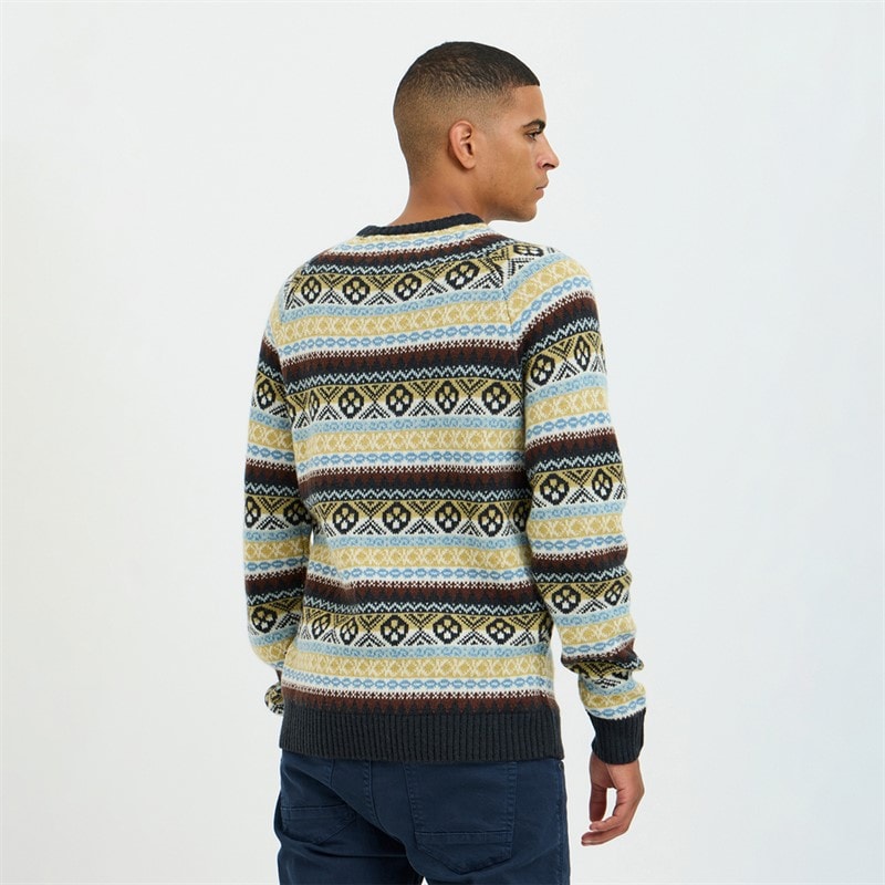 Blend Mens Knit Jumper Black - Image 2