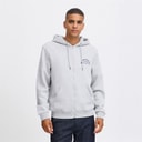 Blend Mens Zip Hoodie Stone Mix