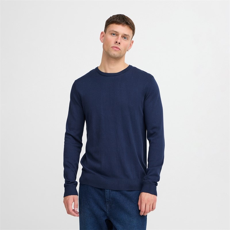 Blend Mens Knit Jumper Dress Blues - Image 1